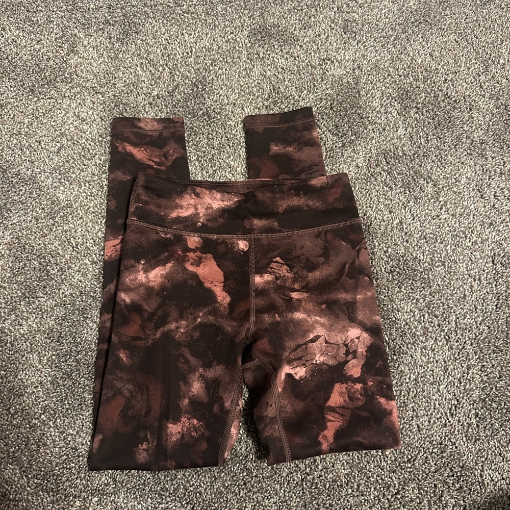 Athleta Girl High Rise Printed Chit Chat Tights